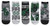 Harry Potter Slytherin Quidditch JuniorsWomens 5 Pack Ankle Socks Size 410