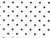Design Printed Tissue Paper for Gift Wrapping 24 Decorative Sheets 20" X 30" (Black DOTS ON White)