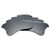 BlazerBuck Antisalt Polarized Replacement Lenses  Sock Kit for Oakley Flak Jacket XLJ  Vented Silver Chrome