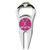GOLTERS Golf Divot Repair Tool with Ball Marker a Unique and MultiFunctional Golf Accessory Nickel Pink