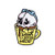 Winks For Days Death Before Decaf Embroidered IronOn Patch