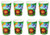 Amscan Wild Jungle Animals Themed Party Paper Cups Tableware (Pack Of 8), Multicolor, 9 oz