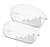 SmartVLT Mens HD Clear Replacement Lenses for Oakley Flak Jacket Sunglass