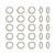 PH PandaHall 50pcs Alloy Linking Rings Tibetan Style Circle Frames Antique Bronze Charms Links for Necklaces Bracelets Jewelry Making 22x15mm PH PandaHall 50pcs Alloy Linking Rings Tibetan Style Circle Frames Antique Bronze Charms Links for Necklaces Bracelets Jewelry Making 22x15mm
