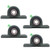 PGN  UCP20210 Pillow Block Mounted Ball Bearing  58 Bore  Solid Cast Iron Base  Self Aligning 4 Pack
