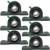 PGN  UCP20412 Pillow Block Mounted Ball Bearing  34 Bore  Solid Cast Iron Base  Self Aligning 6 Pack
