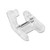 ZIGZAGSTORM 412860645 Snap On Clear Open Toe Free Motion Presser Foot for Viking Sewing Machine  412860645
