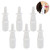 AUEAR 5 Pack 20ml Empty Refillable Nasal Spray Bottles Plastic Pump Sprayer Mist White Nose Spray for Saline Water Wash Applications Irrigation