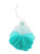 Bath Shower Loofah Sponge Mesh Pouf Exfoliating Body Scrubber with Handles blue
