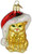 Old World Christmas Santa's Kitten Glass Blown Ornament