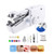 Mini Sewing MachinePortable Sewing Machine Beginner Electric Handheld Sewing Machine Cordless Quick Handy Stitch Fabric Clothing Kids Cloth Pet Clothes DIY HomeTravel Use Mini Sewing MachinePortable Sewing Machine Beginner Electric Handheld Sewing Machine Cordless Quick Handy Stitch Fabric Clothing Kids Cloth Pet Clothes DIY HomeTravel Use