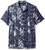 Sean John Mens Short Sleeve Printed Button Down Shirt Bright White L