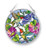 Amia 41408 Hummingbird Morning Glory 412Inch Circle Sun Catcher Medium
