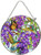 Amia 42616 Wisteria Large Glass Circle Sun Catcher Multicolor