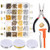 Paxcoo Jewelry Making Supplies Kit - Jewelry Repair Tools with Accessories Jewelry Pliers Findings and Beading Wires for Adult and Beginners