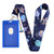 Space Print Lanyard wID Badge Holder and Charm Planets and Stars