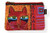 Laurel Burch Red Whiskered Cats Cosmetic Bag