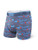 Saxx Underwear Mens Boxer Briefs  Quest Mens Underwear  Boxer Briefs with Builtin Ballpark Pouch Support  Underwear for MenBlue Assembly StripeXLarge