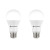 EcoSmart 75Watt Equivalent A19 Dimmable Energy Star LED Light Bulb Soft White 2Pack