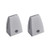 Tookie Screen Partition Clip 2pcs Sneeze Guard Screen Stand Bracket Office Desk Divider Clamp Fixed Rubber Desk Partition Support Table Separator Board Clamp for Office