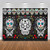 Mocsicka Sugar Skull Backdrop 7x5ft Day of The Dead Party Decorations Banner Mexican Dia De Los Muertos Fiesta Dalia Dressup Photography Background