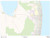 Palm Beach County Florida  48 x 36 Laminated Wall Map
