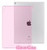 iPad Pro 12.9 2017 Case , iCoverCase Ultra-thin Silicone Back Cover Clear Plain Soft TPU Gel Rubber Colorful Skin Case Protector Shell for Apple iPad Pro 12.9 New 2017 Model (Pink)