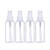 Plastic Spray Bottle 4 Pack 2oz50ml Clear Empty Fine Mist Spray Bottle Set Refillable Liquid Containers Small Reusable Squirt Bottles