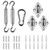 Artpuch 5 Sun Shade Sail Hardware Kit Shade Sails Accessories for Triangle Sun Shade Sail Installation
