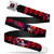 BuckleDown Seatbelt Belt Harley Quinn XL