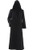 Cosplaysky Mens Cloak for Jedi Robe Costume Halloween Tunic Hooded Uniform Black XXLarge