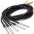 Aoicrie 5pcs DS18B20 Waterproof Temperature Sensor Digital Thermal Stainless Steel Tube Probe?Thermistor Temperature Controller 1 Meter