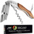 Professional Waiters Corkscrew by HiCoup  Rosewood Handle Allinone Corkscrew Bottle Opener and Foil Cutter Used By Sommeliers Waiters and Bartenders Around The World