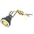 Uxcell DC 24V Panel Mount SPDT Locking Light Push Button Switch 22mm