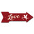 SignMission Love Arrow Plastic Sign 18 Wide