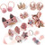 Baby Girls Hair Clips Cute Hair Bows Baby Elastic Hair Ties Hair Accessories Ponytail Holder Hairpins Set For Baby Girls Teens Toddlers Assorted styles 18 pieces Pack