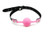 Ball Gag Pink Silicone Gag by HappyNHealthy
