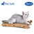 Pet Soft Reinforced Cat Scratcher  Cardboard Cat Scratching Pad Vertical Corrugated Cat Scratcher with Catnip Horizontal Reversible Cat Scratch Toy for Indoor Kittens 2pcs