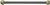 Solus SCA335 15 Aluminum Cross Arm Ladder Rest for Outdoor Lamp Posts and Poles Easy to Mount Maintenance Free and Weather Resistant Bronze Single Pack