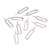 100Pcs Sim Card Tray Ejector Eject Pin Key Removal Tool for iPhone Apple Phone