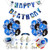 ZZIYEETTM Outer Space Theme Birthday Party Decorations Astronaut Rocket Solar System Balloons Party Banner Set