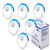 Ultrasonic Pest Repeller 6 Pack Pest Repeller Plug in Ultrasonic Electronic Pest Control Insect and Spider Repellent Mice Repellent for Mosquitos Flies Roaches Rats Mice