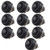 ESUPPORT 12mm Black Waterproof Momentary Round Toggle Switch ON Off Reset Push Button Pack of 10