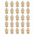 Pomya 3D Printer Nozzles 25PCS 04MM Extruder Print Head Brass Nozzle 3D Printer Accessory for MK8 Printer