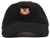 FGSS Mens Bear Print Adjustable Cotton Strapback Dad Hat Baseball Cap Black
