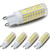4PackG9 Led Bulb 8W G9 Led Bulb Dimmable Bi Pin BaseLed Bulb G9 Base Daylight 6000k 75W 100W Equivalent Crystal Chandelier G9 Led Light Fixture Used for Wall Sconce Cabinet Light Etc