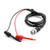 Longdex 1Pack Oscilloscope Accessories BNC Male Plug Q9 Connector to Nylon Dual Hook Clips Minigrabber Test Leads Oscilloscope Probe
