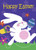 Morigins Happy Easter Spring Cute Rabbit Eggs Double Sided House Flag 28 x 40 inch