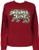 Girlie Girl Mama Bear Leopard Preppy Long Sleeve TShirt Adult Large Cardinal Red