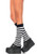 Leg Avenue Womens Striped Leg Warmer Knee Socks WhiteBlack One Size